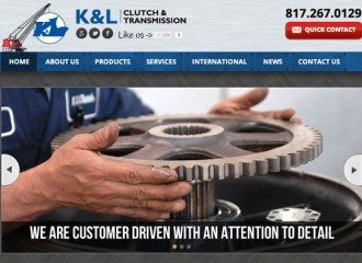 K&L Clutch & Transmission Website Design