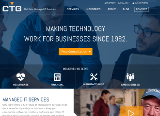 Corporate Technology Group Website Design