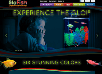 GloFish retail web design