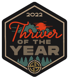 2022 Thriver of the Year Badge