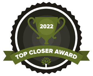 2022 Top Closer Award Badge