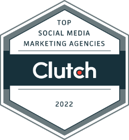 2022 Clutch Top Social Media Marketing Agency Badge